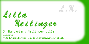 lilla meilinger business card